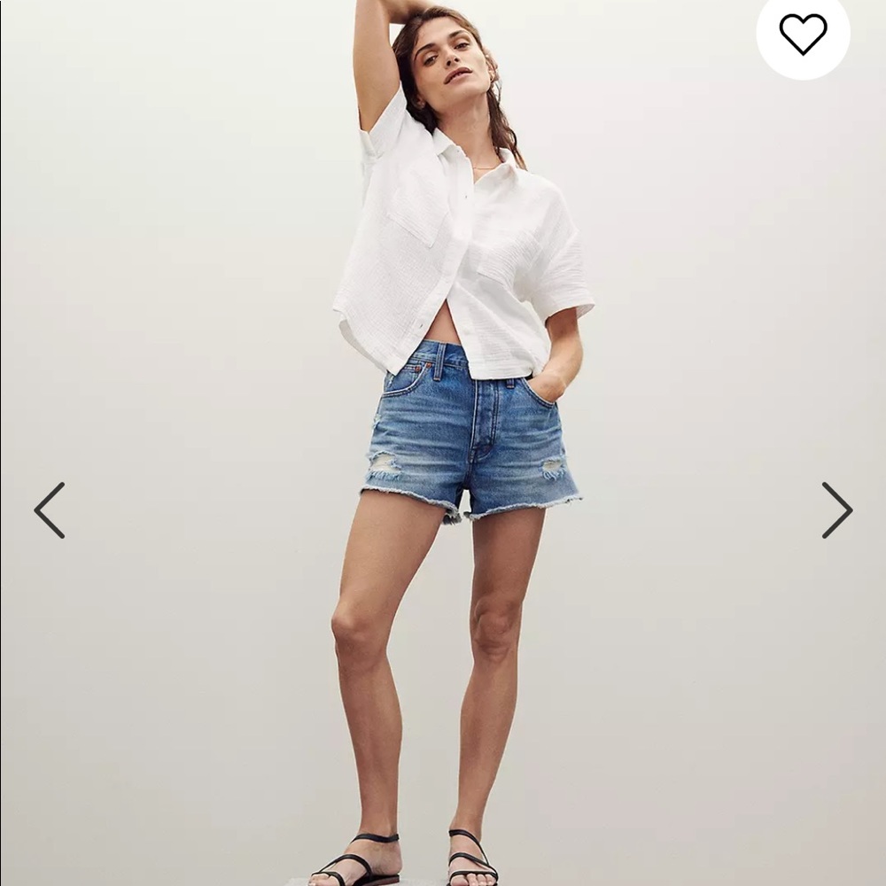 Madewell Relaxed Denim Shorts